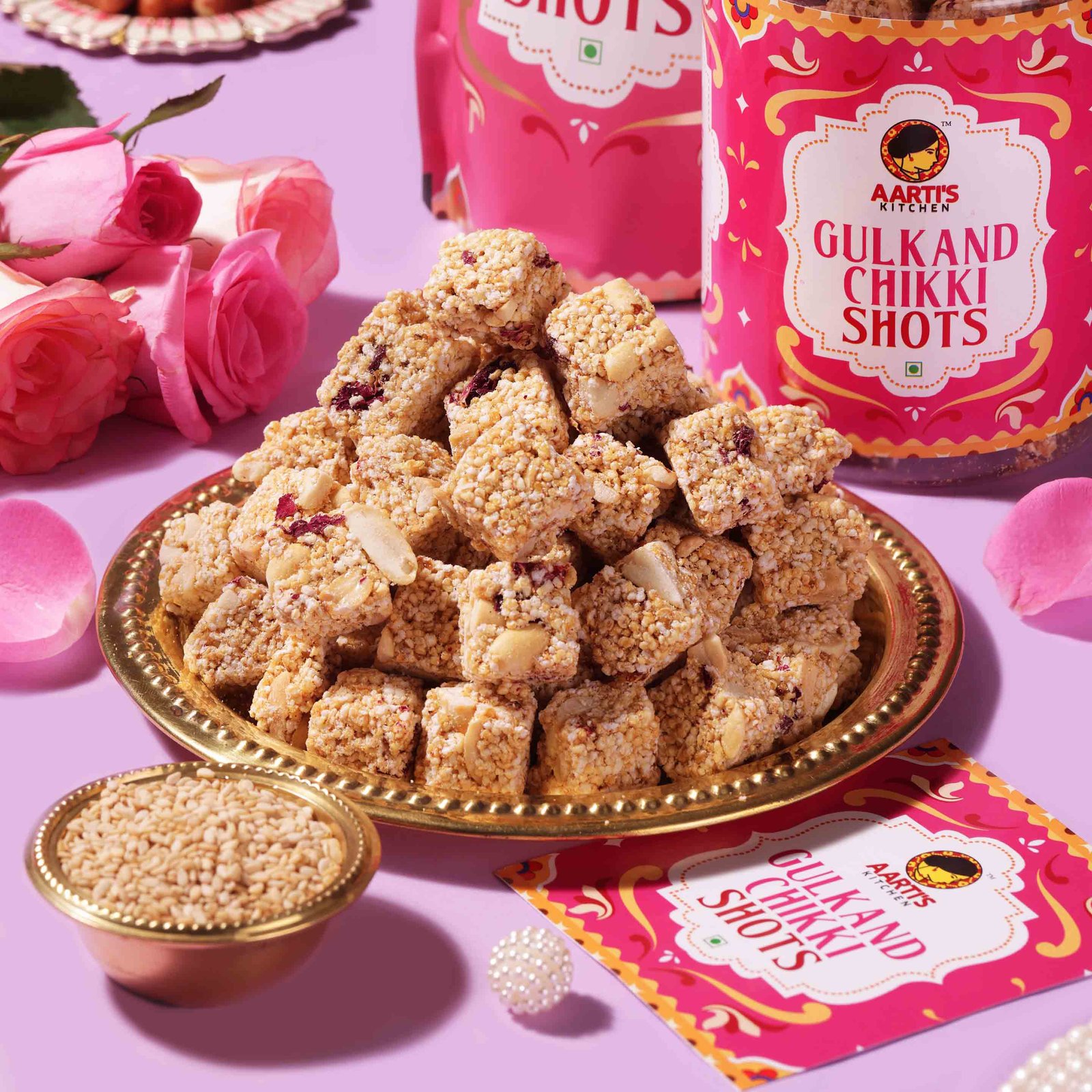 Gulkand Chikki Shots